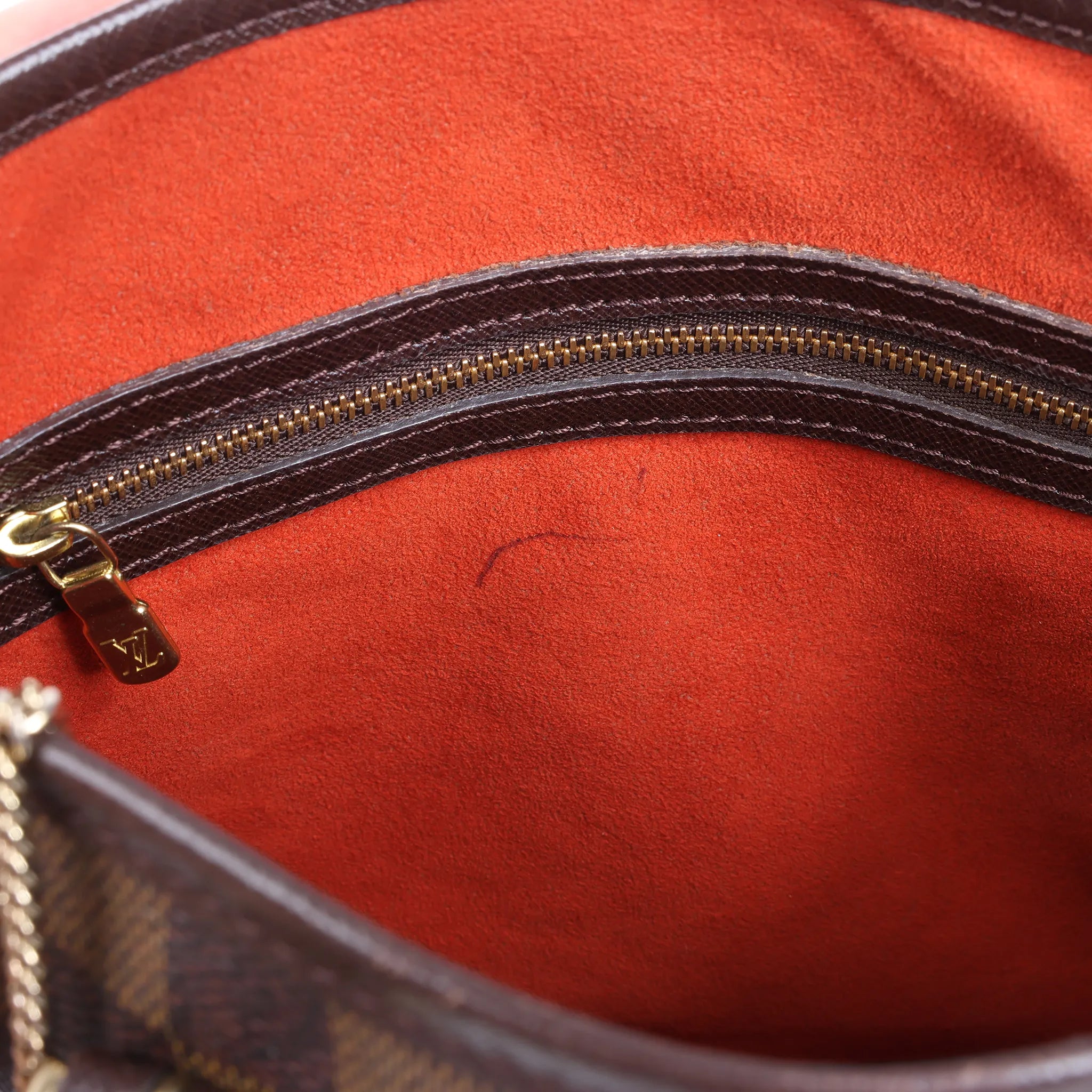 Louis Vuitton Malle Damier Ebene Shoulder Bag in Brown N42240