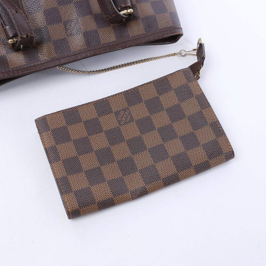 Louis Vuitton Malle Damier Ebene Shoulder Bag in Brown N42240