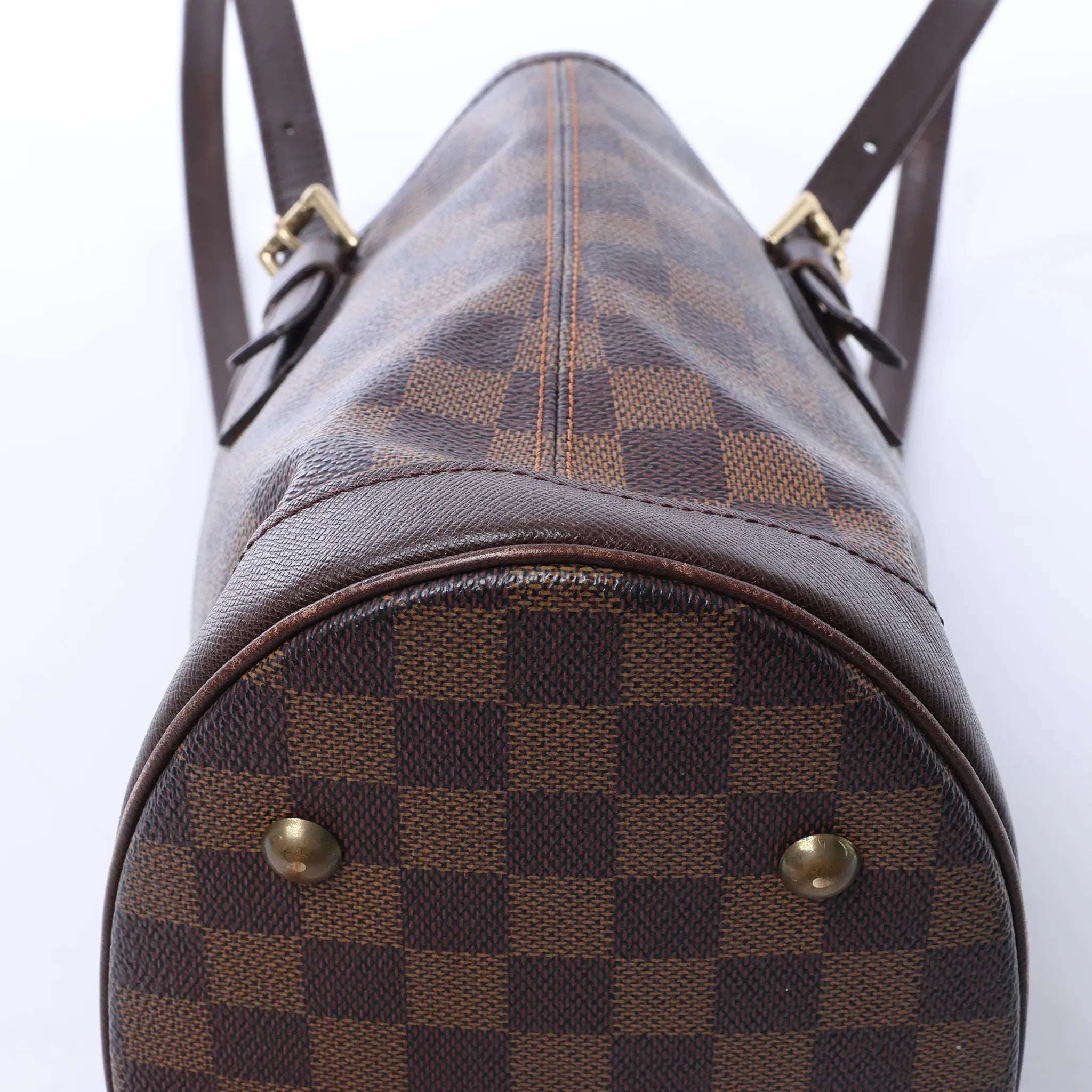 Louis Vuitton Malle Damier Ebene Shoulder Bag in Brown N42240