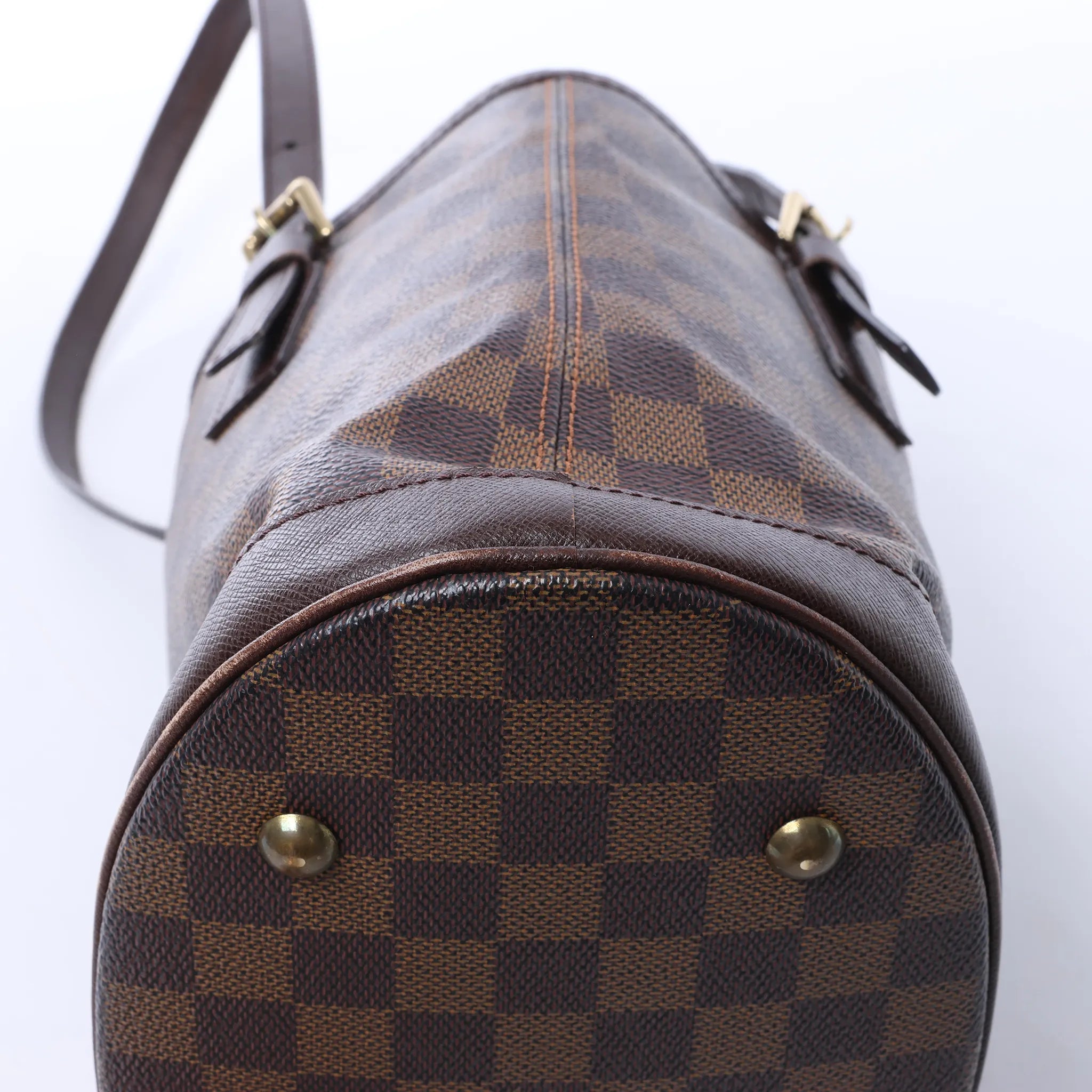 Louis Vuitton Malle Damier Ebene Shoulder Bag in Brown N42240