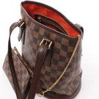 Louis Vuitton Malle Damier Shoulder Bag in Brown N42240