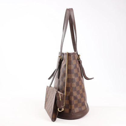 Louis Vuitton Damier Malle Shoulder Bag in Brown N42240