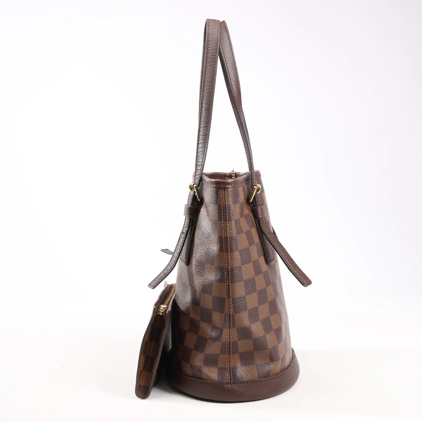Louis Vuitton Damier Malle Shoulder Bag in Brown N42240