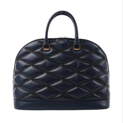 Louis Vuitton Malletage Alma GM Handbag in Navy Blue M23723