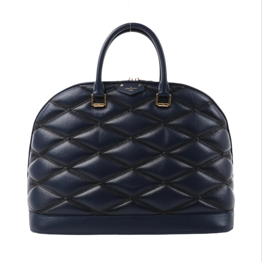 Sac à main Louis Vuitton Malletage Alma GM bleu marine M23723