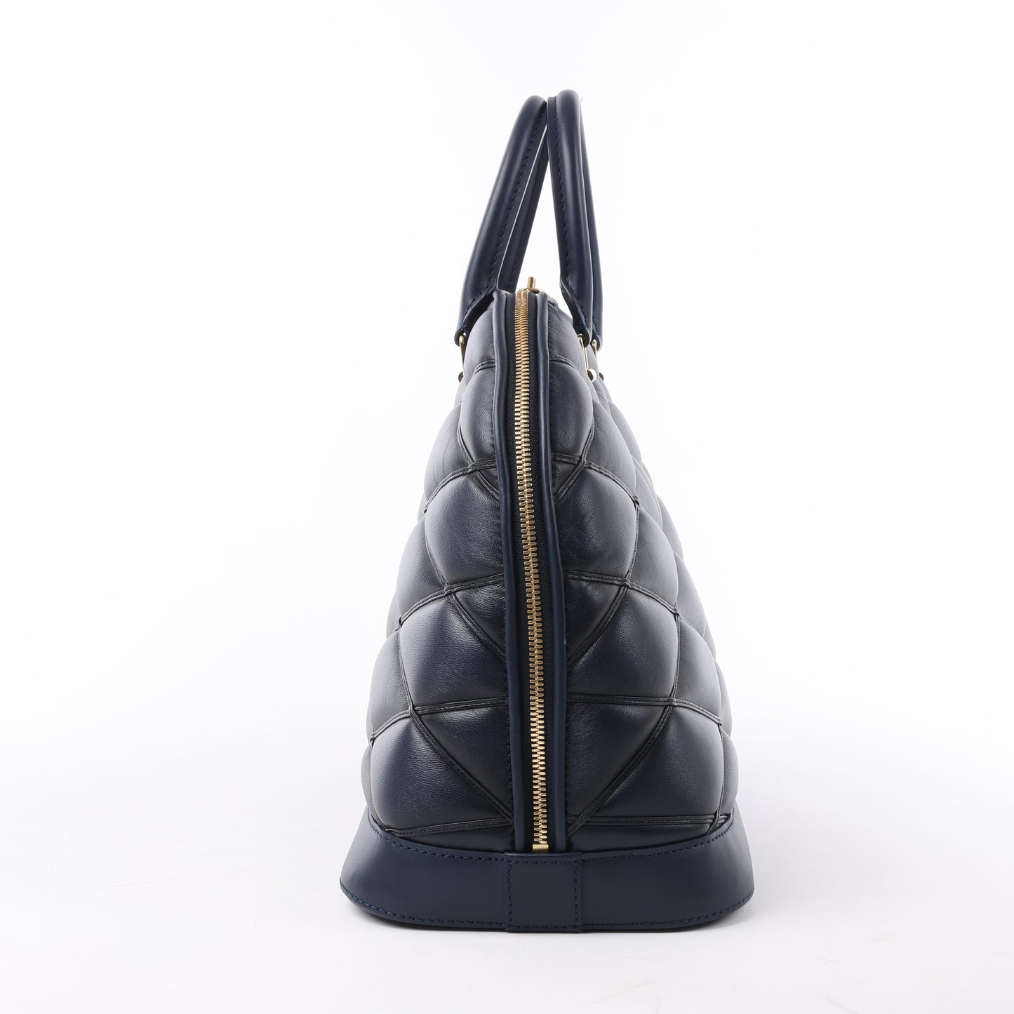 Louis Vuitton Malletage Alma GM Handbag in Navy Blue M23723