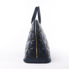 Louis Vuitton Malletage Alma GM Handbag in Navy Blue M23723