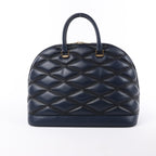Louis Vuitton Malletage Alma GM Handbag in Navy Blue M23723