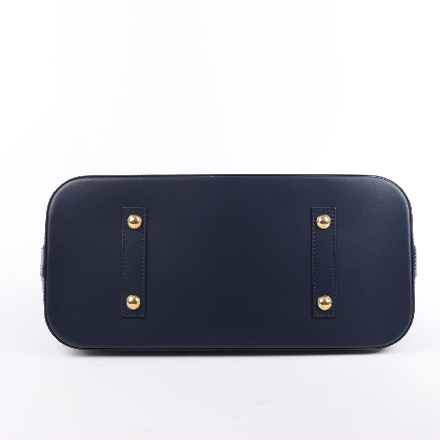 Louis Vuitton Malletage Alma GM Handbag in Navy Blue M23723