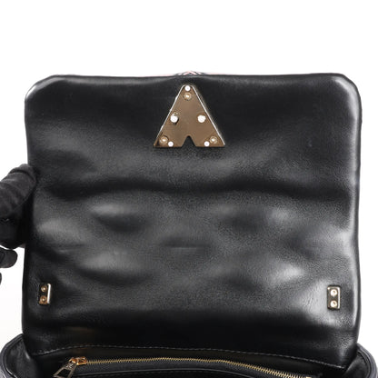 Louis Vuitton GO-14MM Malletage Crossbody Bag in Black x Pink M23569