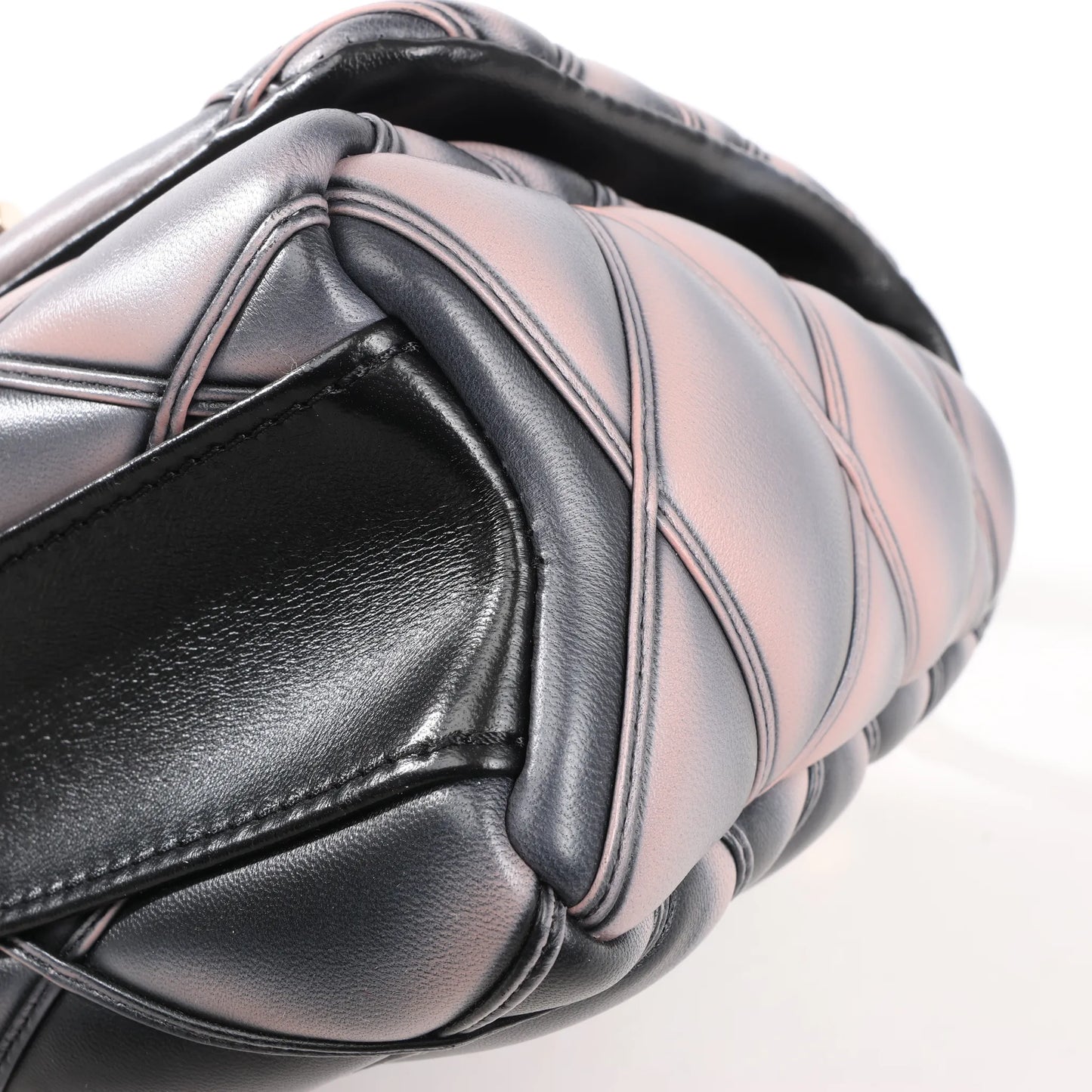 Louis Vuitton GO-14MM Malletage Crossbody Bag in Black x Pink M23569