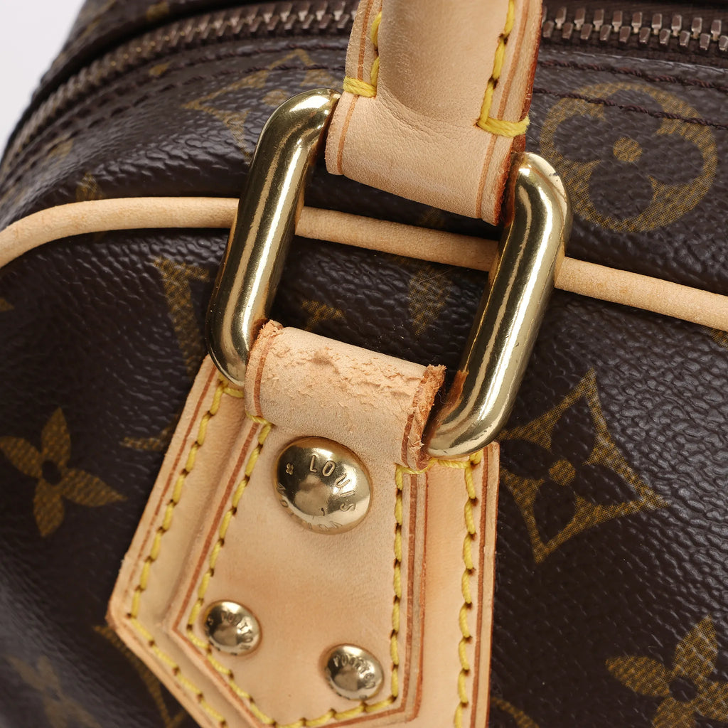 Louis Vuitton Monogram Canvas Manhattan PM Handbag M40026