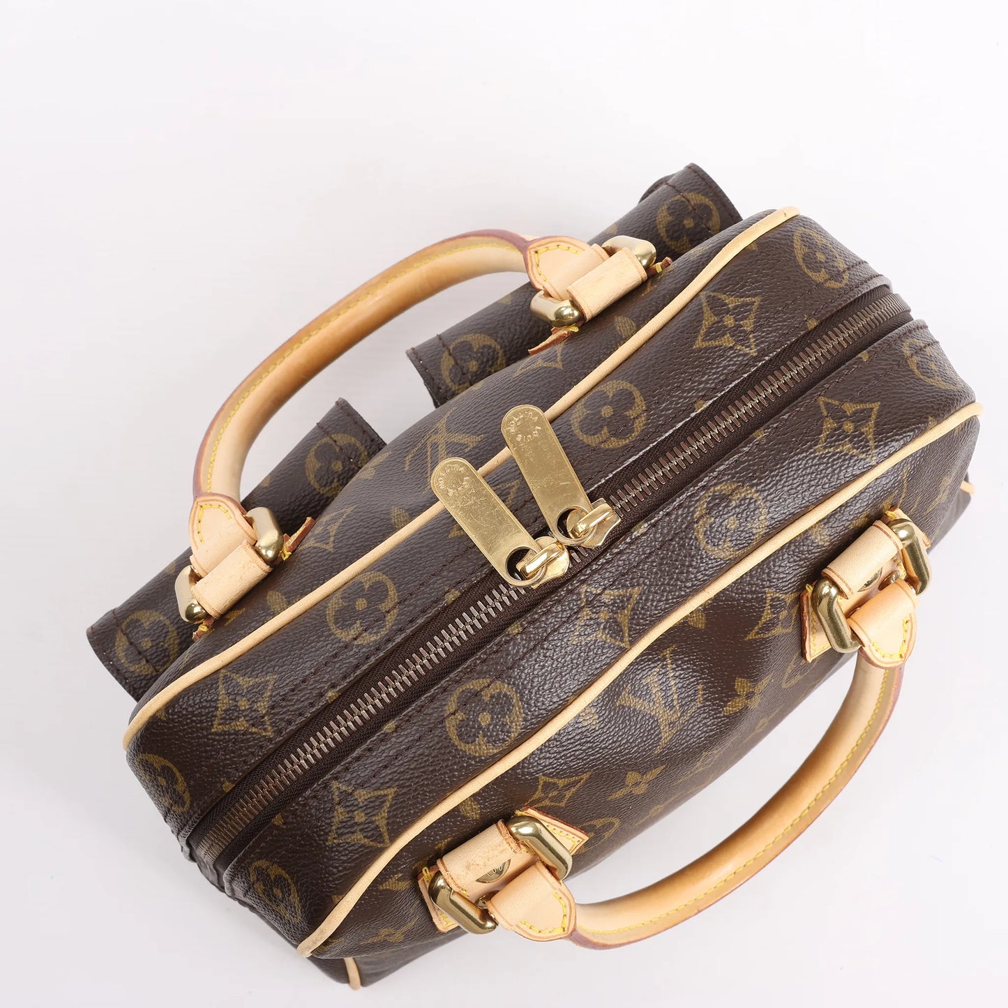 Louis Vuitton Monogram Canvas Manhattan PM Handbag M40026