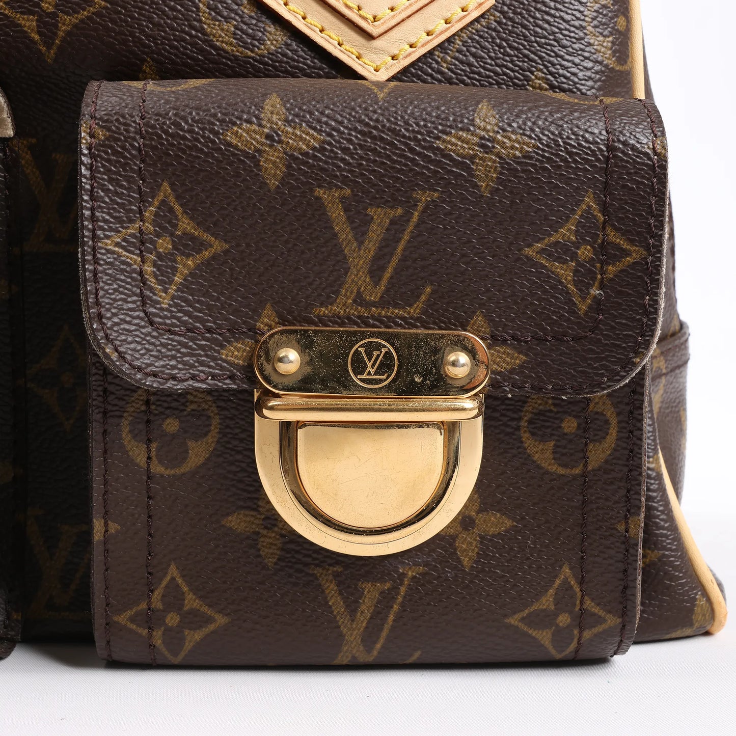 Louis Vuitton Monogram Canvas Manhattan PM Handbag M40026