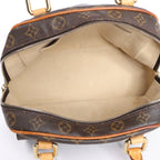 Louis Vuitton Manhattan PM Monogram Canvas Handbag in Brown M40026