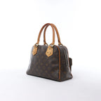 Louis Vuitton Manhattan PM Monogram Canvas Handbag in Brown M40026
