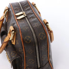 Louis Vuitton Manhattan PM Monogram Canvas Handbag in Brown M40026