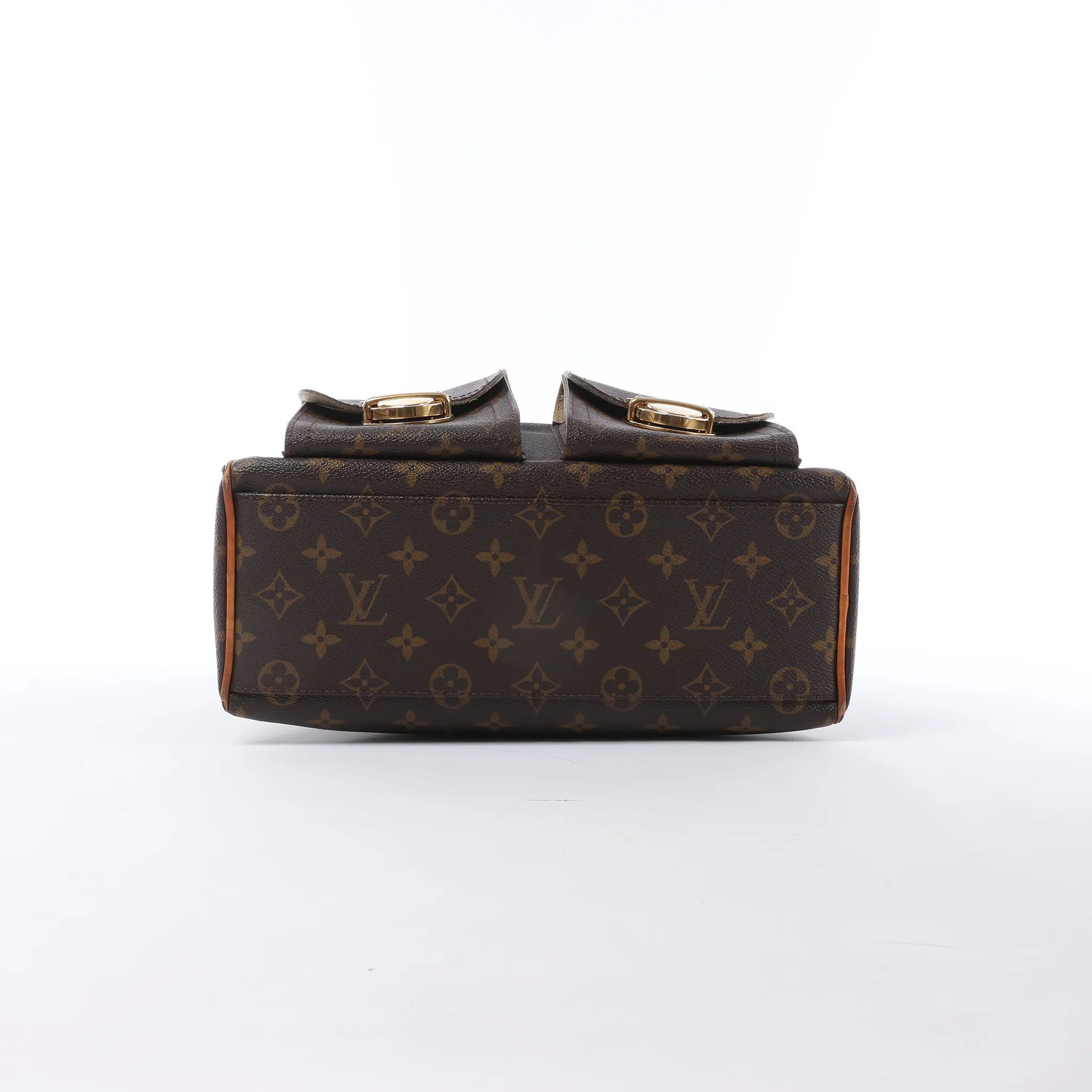Louis Vuitton Manhattan PM Monogram Canvas Handbag in Brown M40026