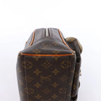 Louis Vuitton Manhattan PM Monogram Canvas Handbag in Brown M40026