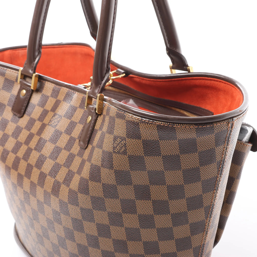 Louis Vuitton Manosque GM Damier Ebene Handbag in Brown N51120