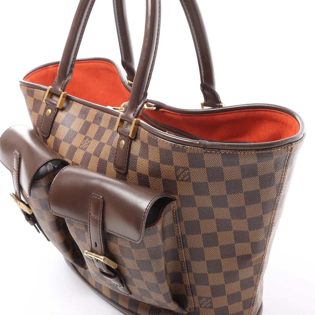Louis Vuitton Manosque GM Damier Ebene Handbag in Brown N51120