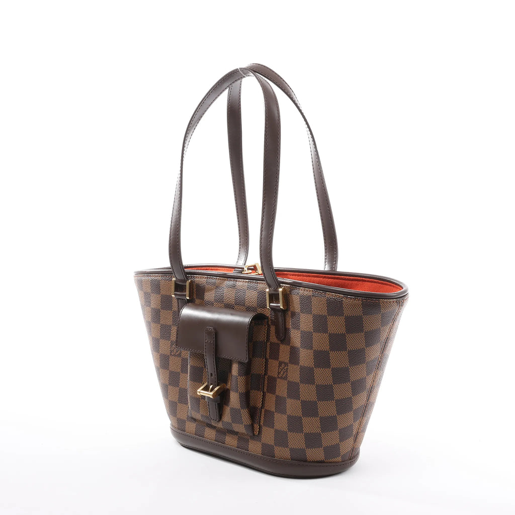 Louis Vuitton Manosque PM Damier Ebene Handag in Brown N51121