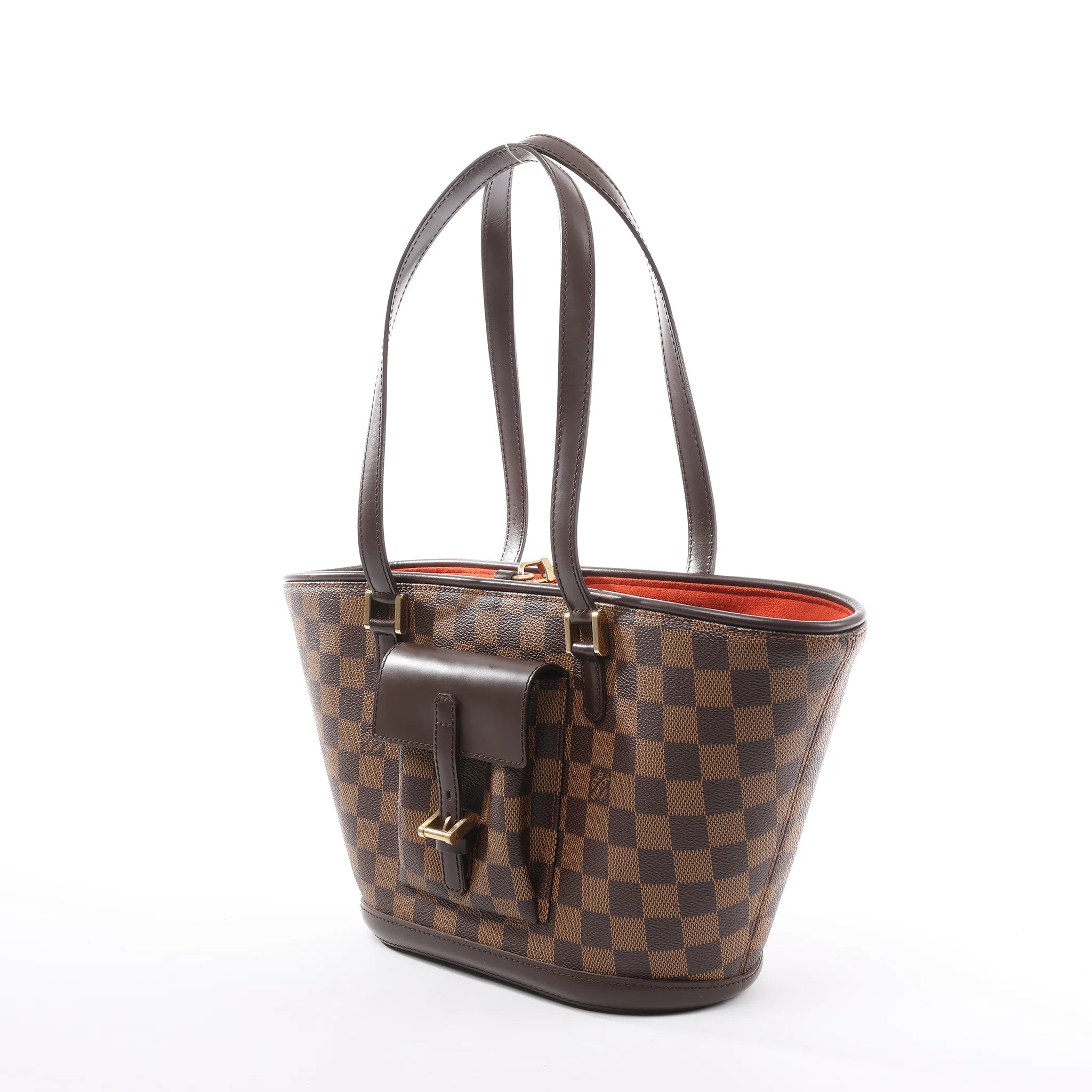 Louis Vuitton Manosque PM Damier Ebene Handag in Brown N51121