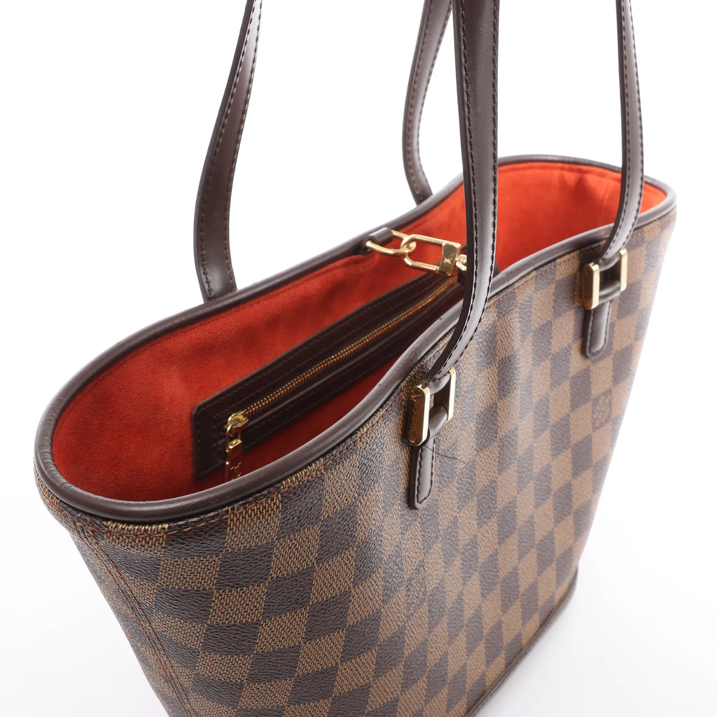 Louis Vuitton Manosque PM Damier Ebene Handag in Brown N51121