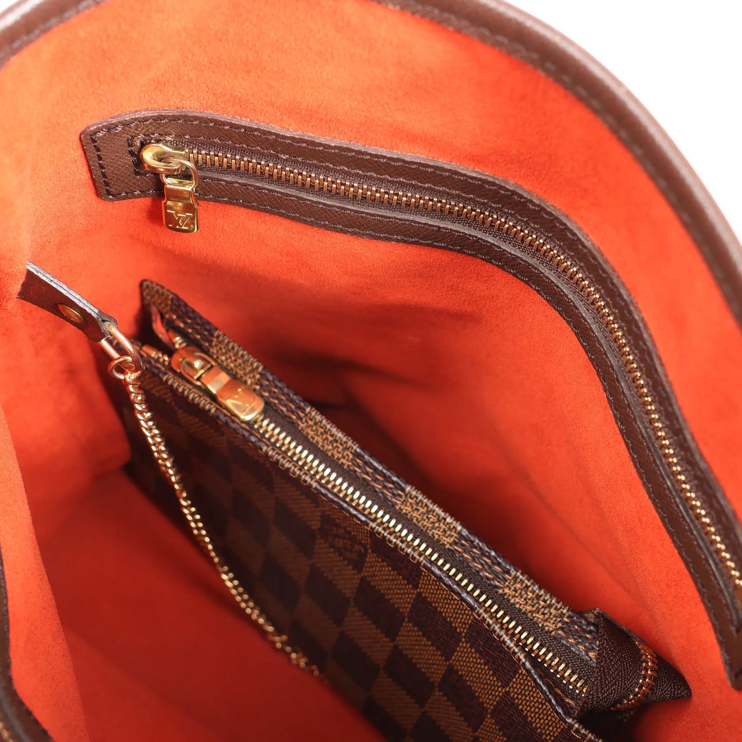 Louis Vuitton Malle Damier Shoulder Bag in Brown N42240