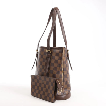 Louis Vuitton Malle Damier Shoulder Bag in Brown N42240