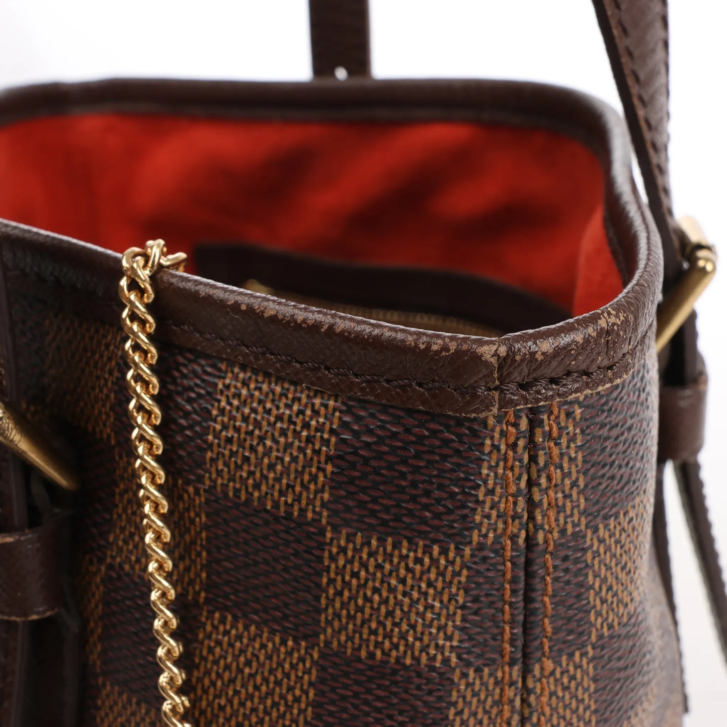 Louis Vuitton Malle Damier Shoulder Bag in Brown N42240