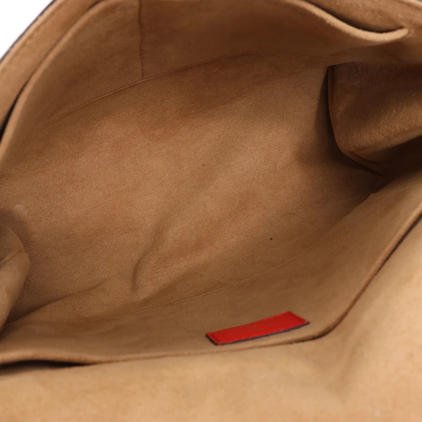 Louis Vuitton Monogram Marignan 2Way Damenhandtasche in Braun x Rot M44286