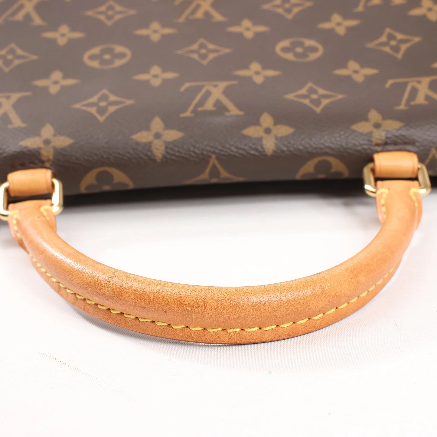 Louis Vuitton Monogram Marignan 2Way Damenhandtasche in Braun x Rot M44286