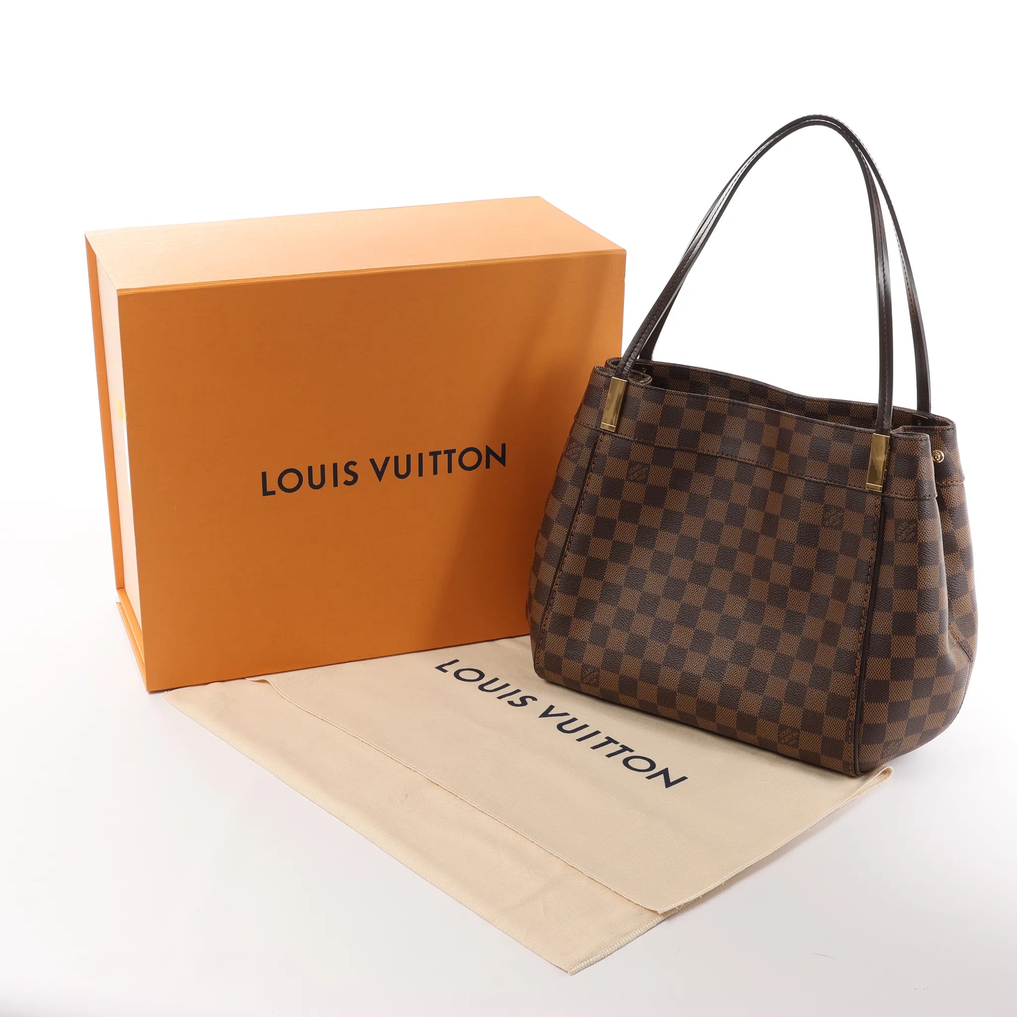 Louis Vuitton Marylebone PM Damier Ebene Shoulder Bag in Brown N41215