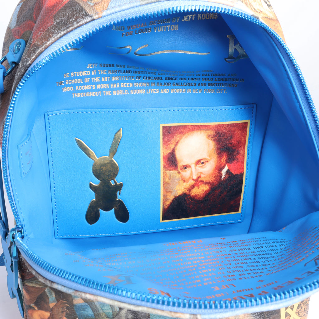 Louis Vuitton Palm Springs Masters Rubens Collection Backpack in Blue M43335