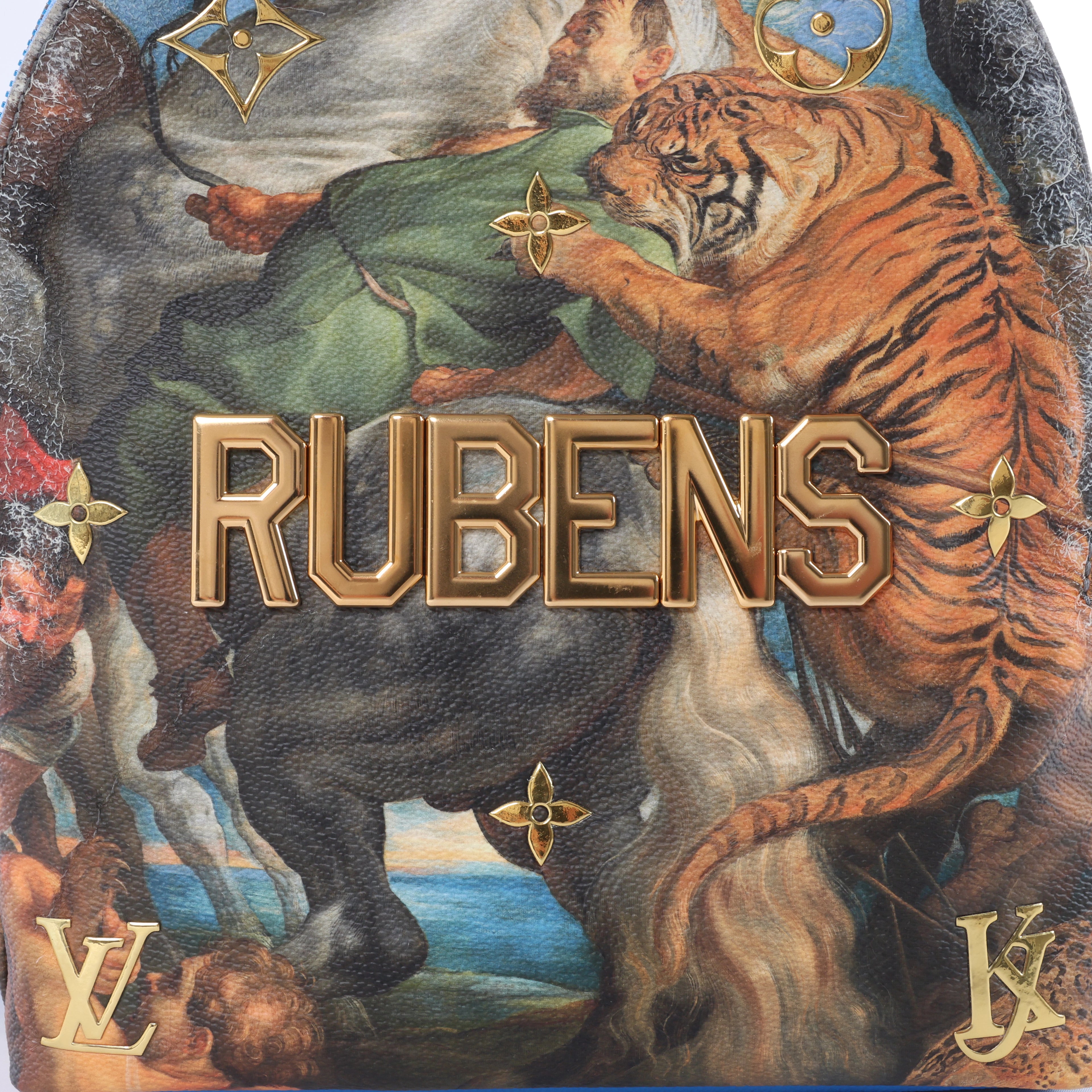 Louis Vuitton Palm Springs Masters Rubens Collection Backpack in Blue M43335