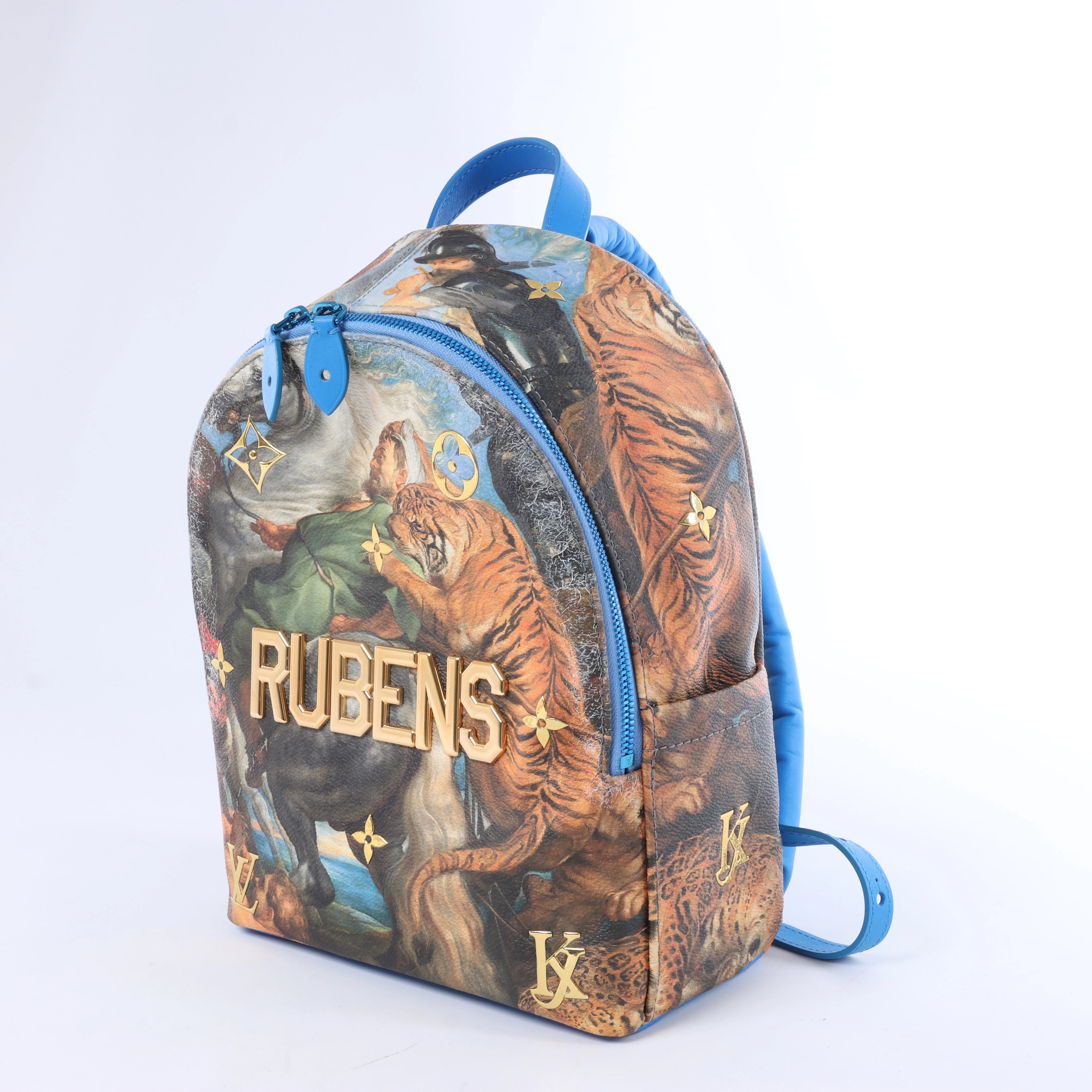 Louis Vuitton Palm Springs Masters Rubens Collection Backpack in Blue M43335