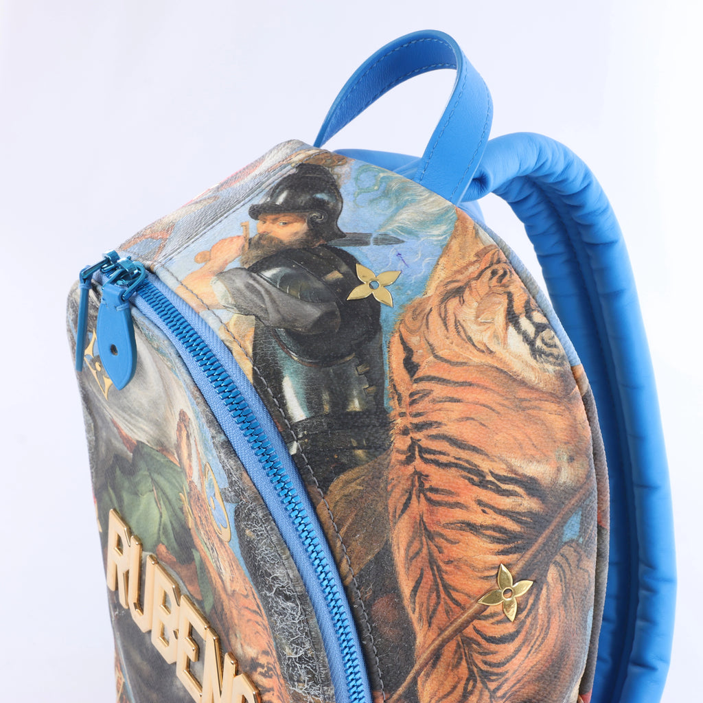 Louis Vuitton Palm Springs Masters Rubens Collection Backpack in Blue M43335