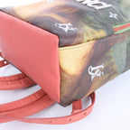 Louis Vuitton x Jeff Koons Masters Collection Da Vinci Palm Springs PM Backpack in Pink x Green M43375