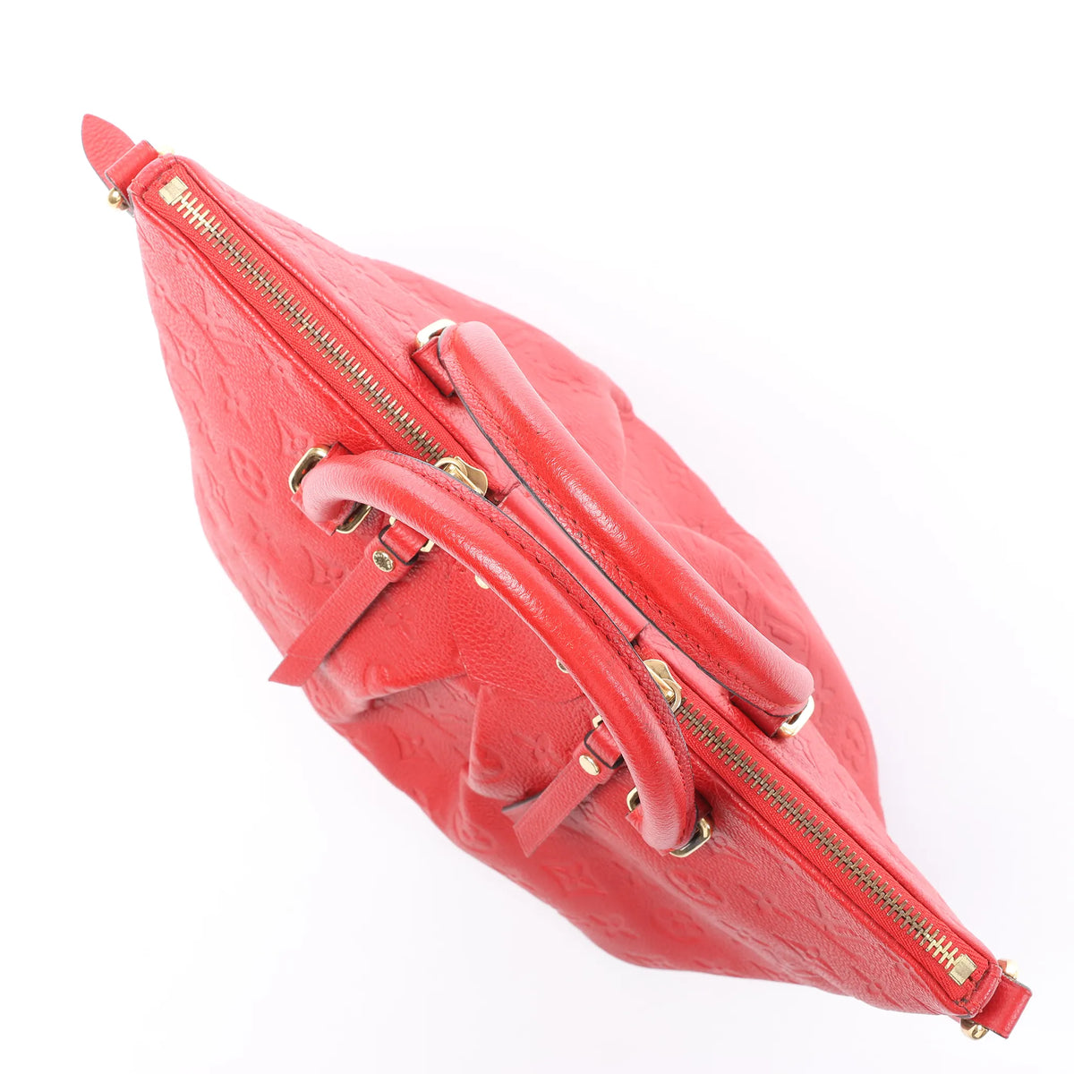Louis Vuitton Mazarine PM Monogram Empreinte Handbag in Red M50638