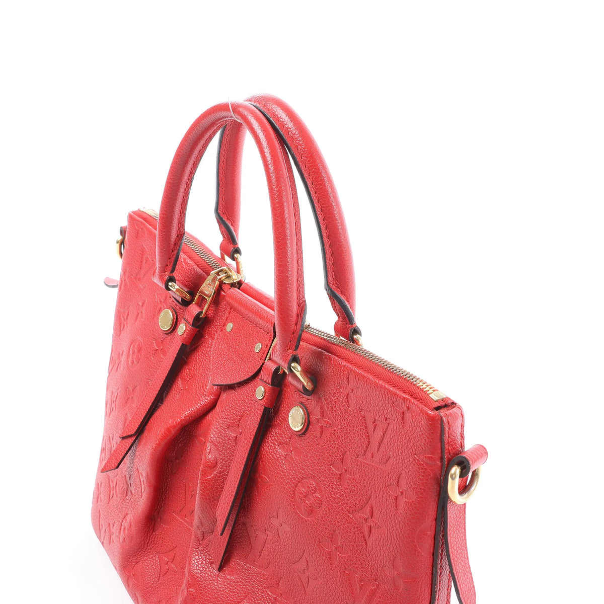 Louis Vuitton Mazarine PM Monogram Empreinte Handbag in Red M50638