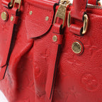 Louis Vuitton Mazarine PM Monogram Empreinte Handbag in Red M50638