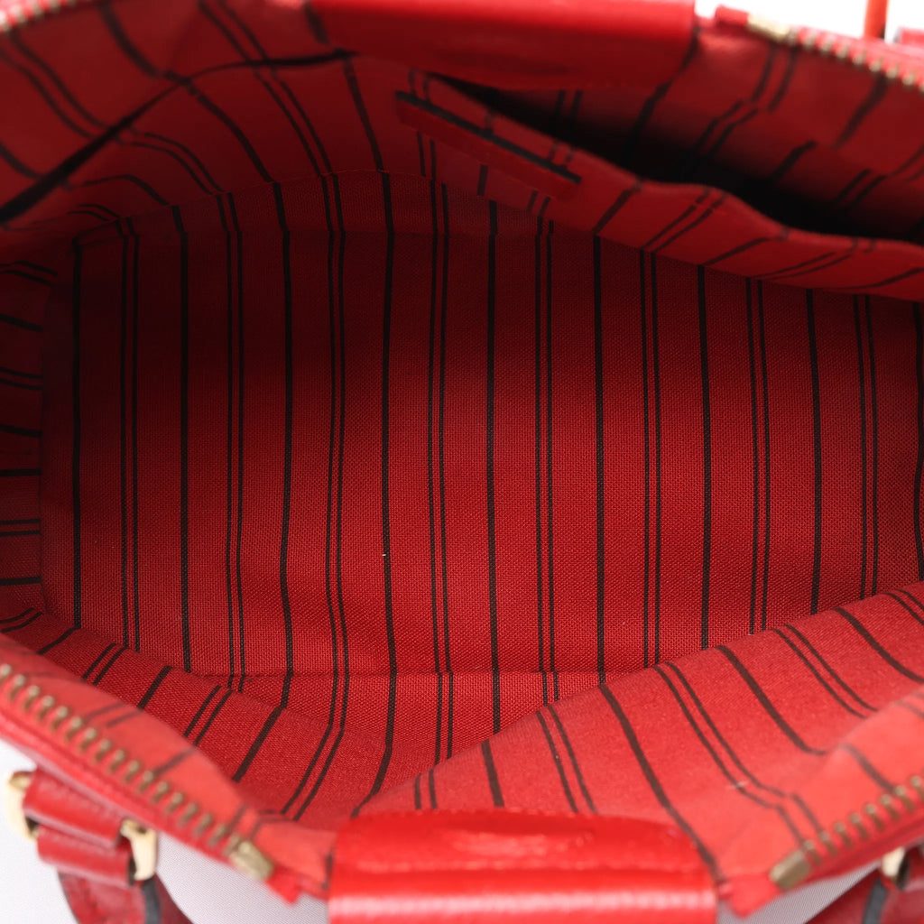Louis Vuitton Mazarine PM Monogram Empreinte Handbag in Red M50638