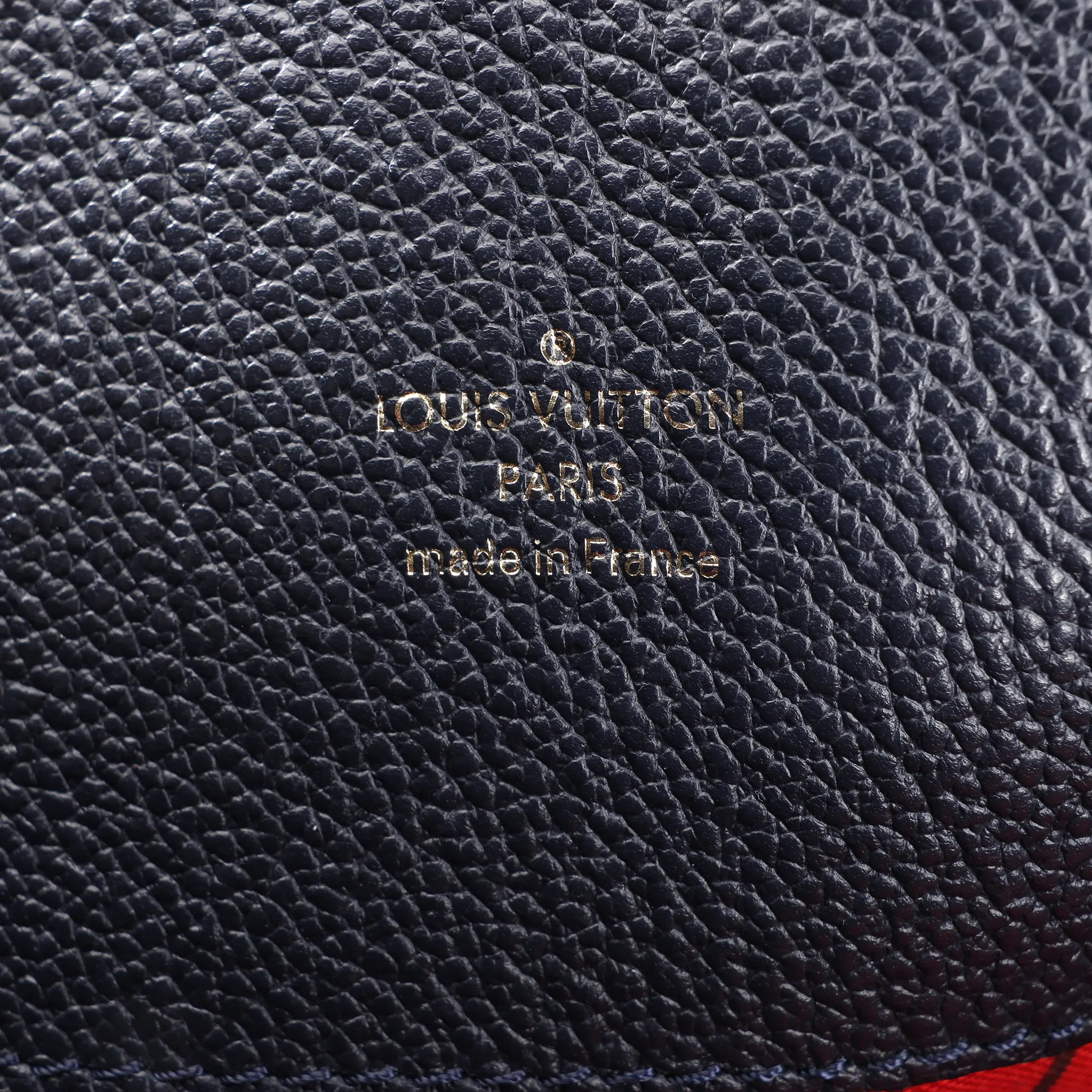 Louis Vuitton Monogram Empreinte Melie in Navy Blue M44012