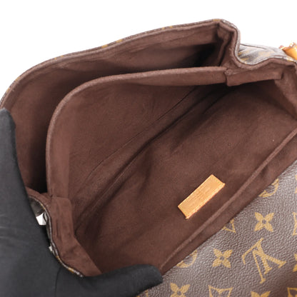 Louis Vuitton Pochette Metis MM Monogram Canvas Umhängetasche in Braun M44875