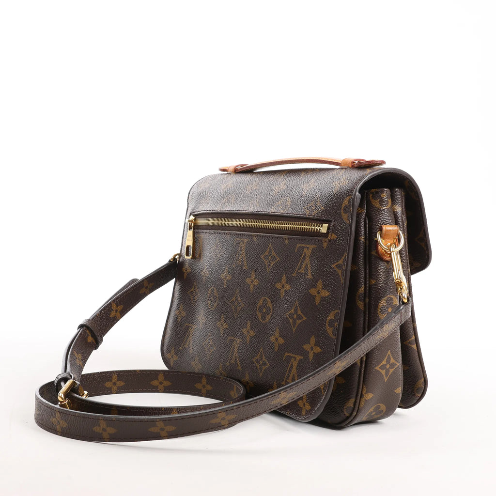 Louis Vuitton Pochette Metis MM Monogram Canvas Crossbody Bag in Brown M44875