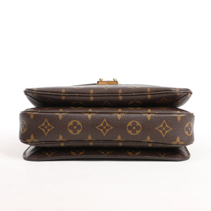 Louis Vuitton Pochette Metis MM Monogram Canvas Umhängetasche in Braun M44875