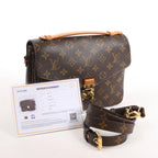 Louis Vuitton Pochette Metis MM Monogram Canvas Crossbody Bag in Brown M44875
