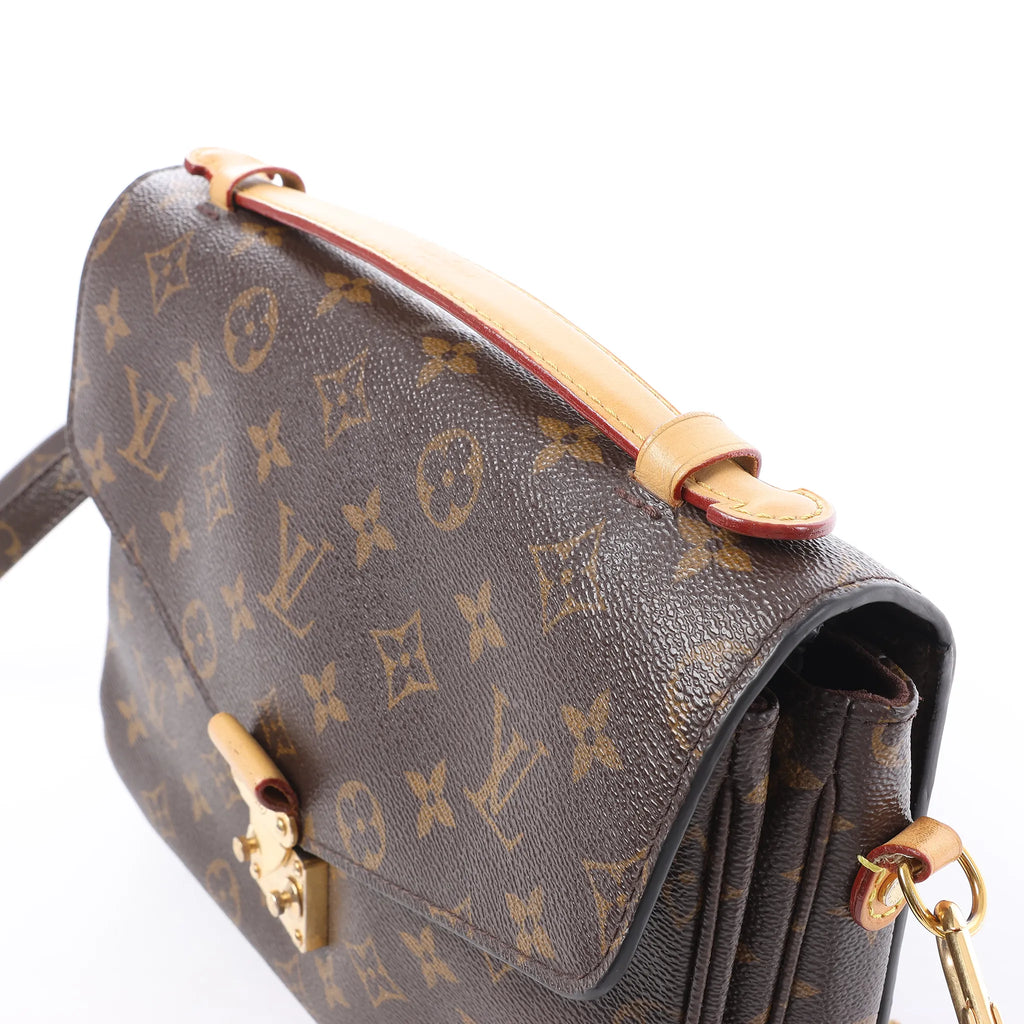 Bolso bandolera Louis Vuitton Metis MM Pochette Monogram Canvas en marrón M44875