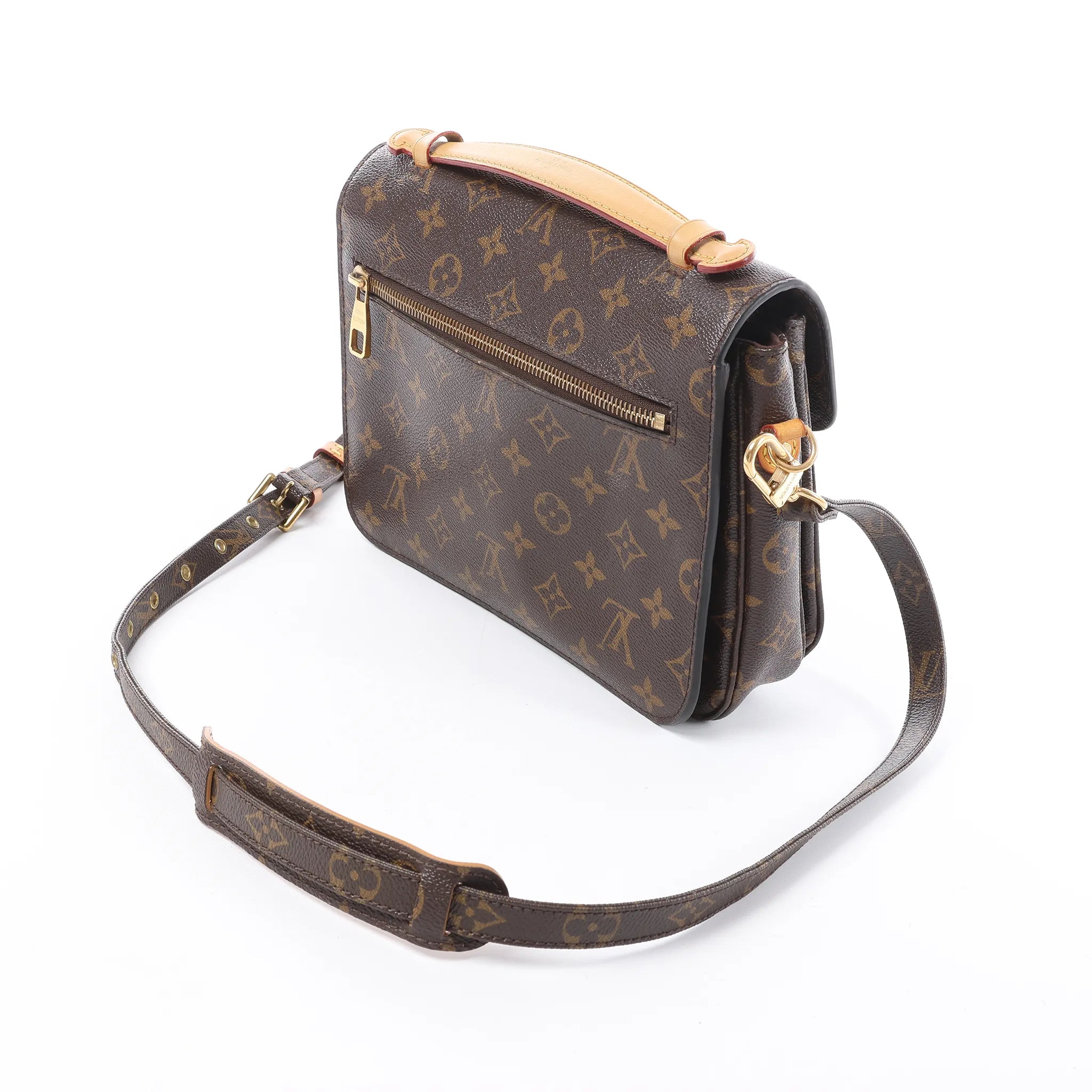 Bolso bandolera Louis Vuitton Metis MM Pochette Monogram Canvas en marrón M44875